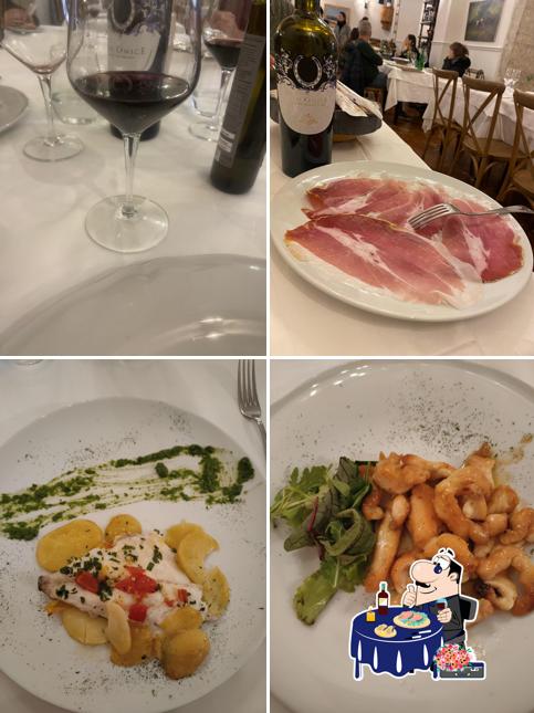 Sashimi al ANTICA TRATTORIA MARTELLA