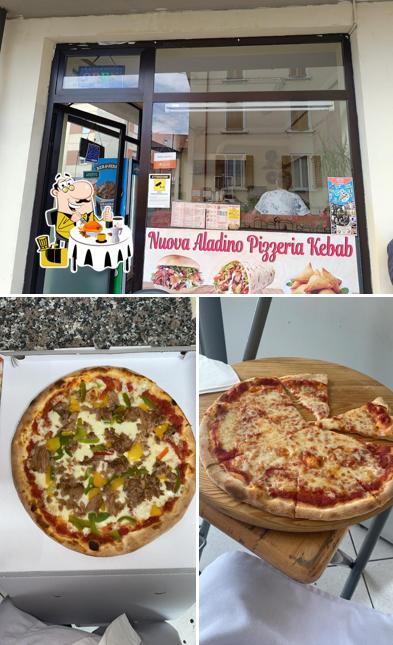 La foto della cibo e interni di Nuova Aladino Pizzeria Kebab