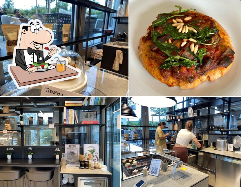 Dai un’occhiata alla immagine che raffigura la cibo e interni di White Rabbit Bakery