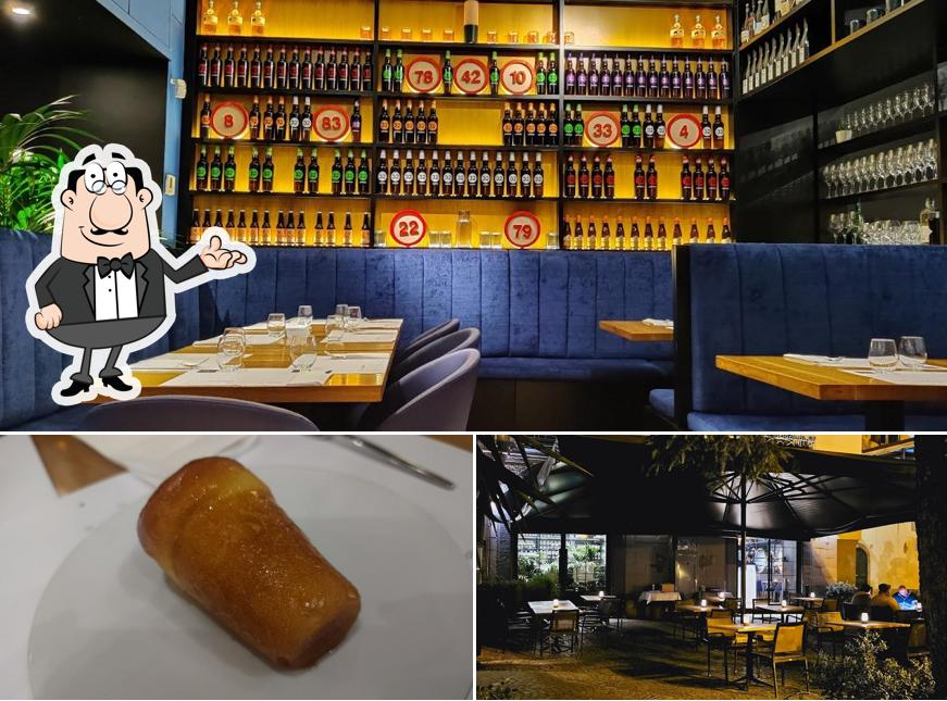 Tra le varie cose da Gli Esposito si possono trovare la interni e cibo