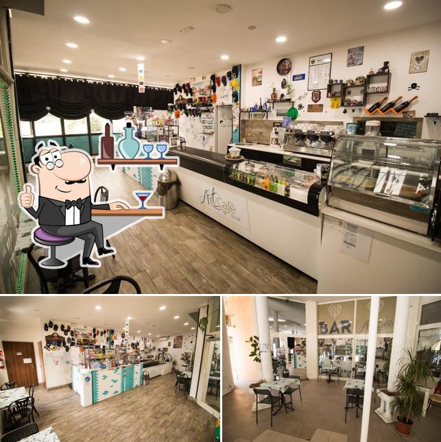 Gli interni di Art Cafè
