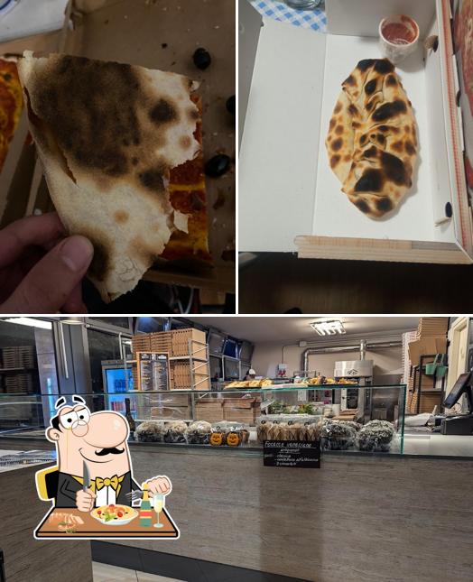 Questa è la immagine che raffigura la cibo e interni di PizzaLab
