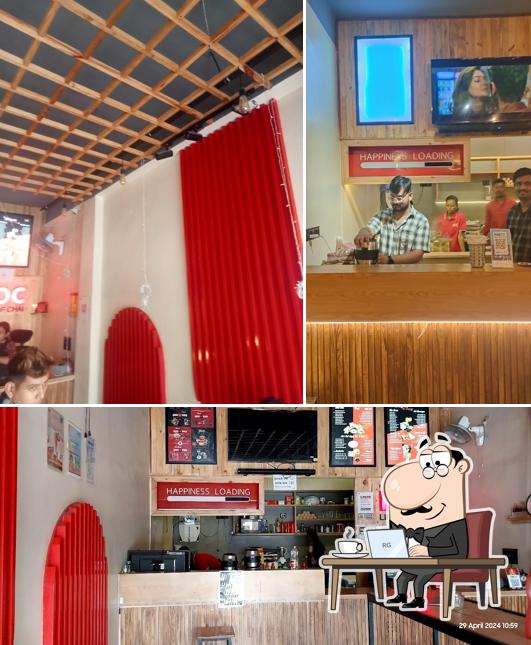 Take a seat at one of the tables at LOC(Life Of Chai)