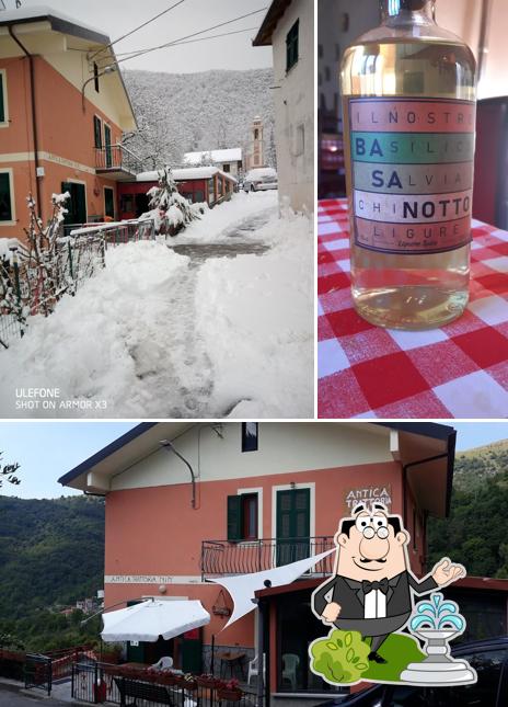 Goditi la vista dall'area esterna di Antica Trattoria "Nin"