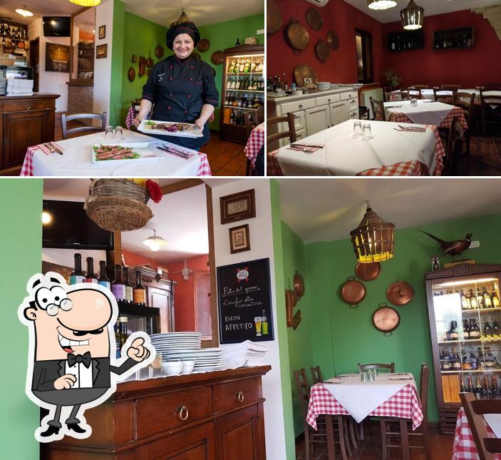 Gli interni di Locanda dei Casta