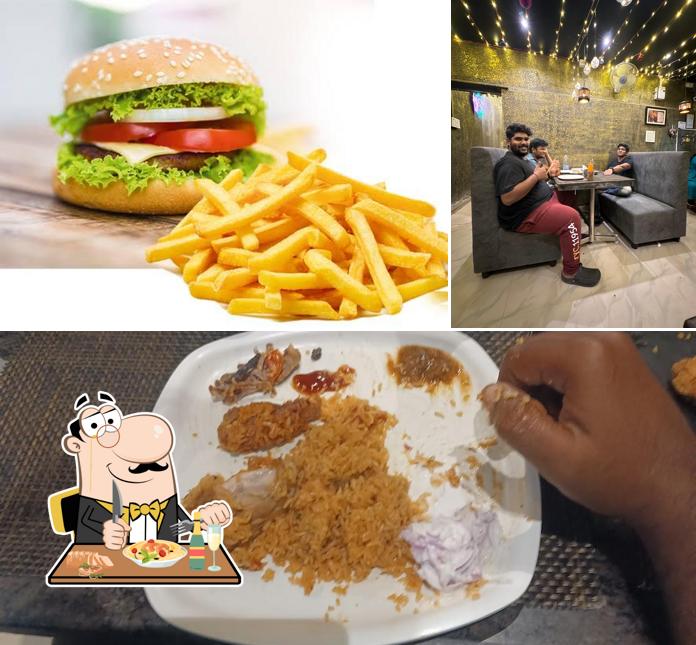 This is the photo displaying food and interior at MJs Cafe & Restaurant