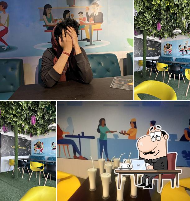 Check out how Cafe Destinee looks inside