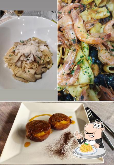 Spaghetti alla carbonara al Cavallo Rosso