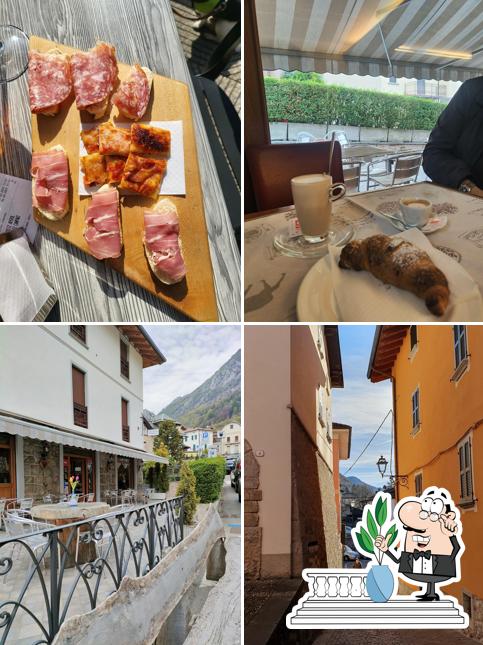 Tra le diverse cose da Piccolo Bar si possono trovare la esterno e cibo