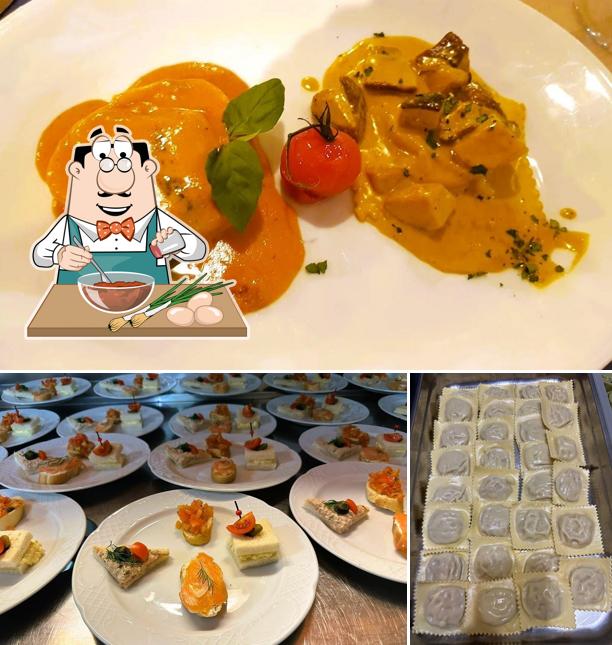 Ravioli al Ristorante La Rosa Bianca