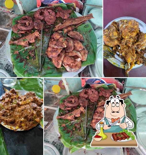 Baby back ribs at Santhosh Restaurant (Saniya Hotel)