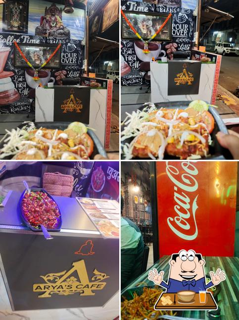 Meals at Arya's cafe & Hotel