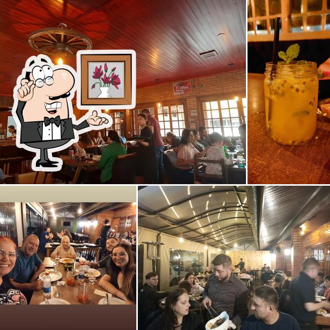 Veja imagens do interior do La Vecchia Trattoria