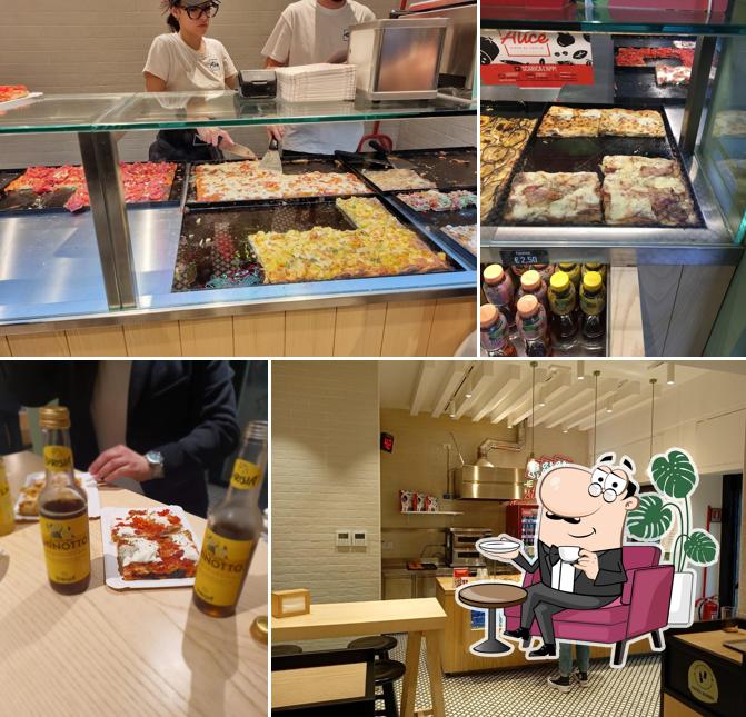 Dai un'occhiata agli interni di Alice Pizza San Vittore