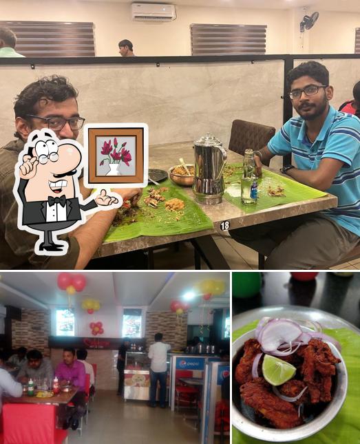 The interior of RR BIRIYANI FAST FOOD
