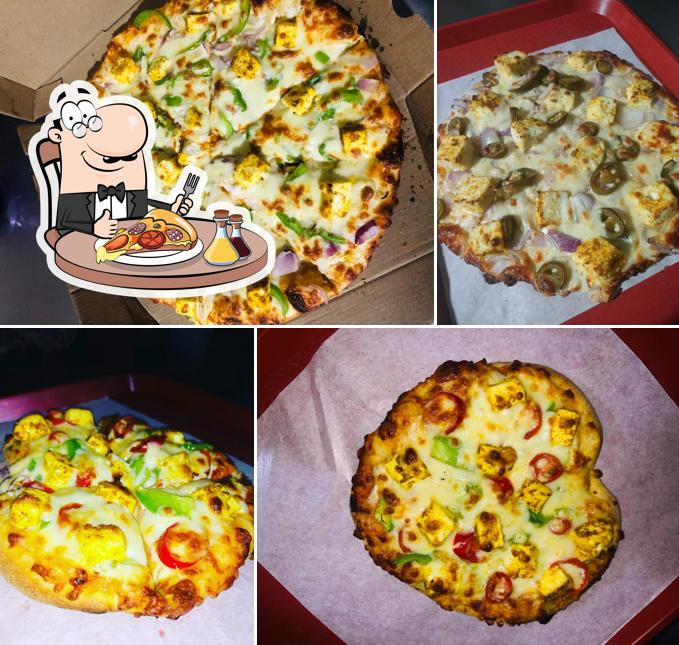 Pick pizza at White Hart Pizza