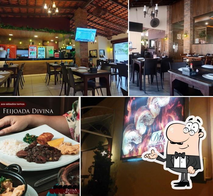 O interior do Divina Picanha