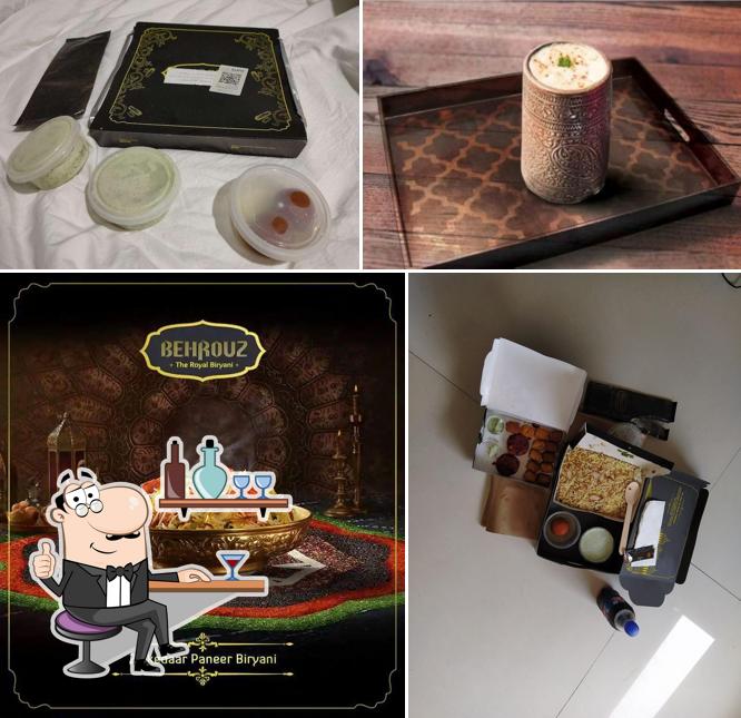 The interior of Behrouz Biryani