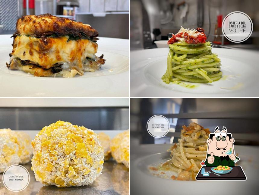 Platti al Osteria del gallo e della volpe