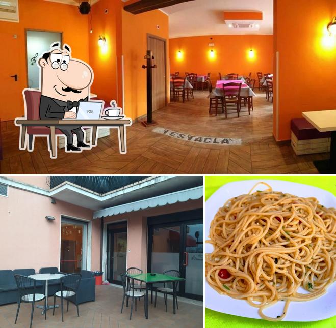 La foto della interni e cibo di Bar Trattoria Testaclà - Domagnano, San Marino