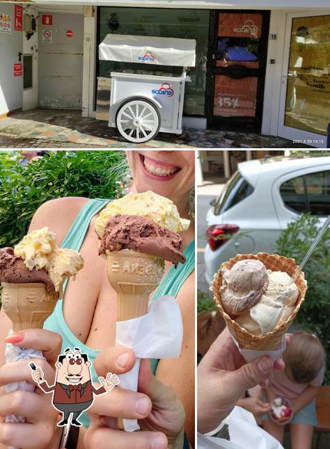 Platti al Eisdiele Sabine Gelateria