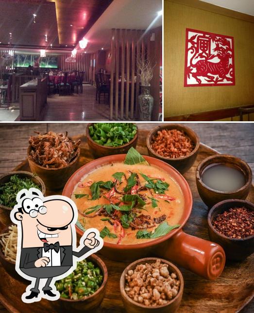 The interior of Oriental Wok