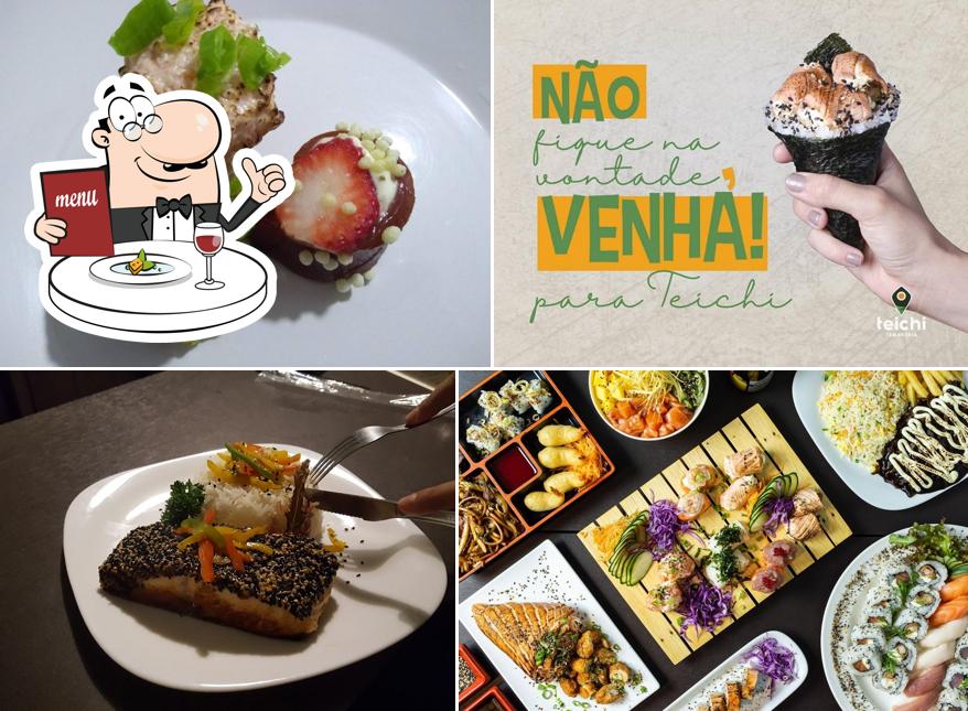 Platos en Teichi temakeria