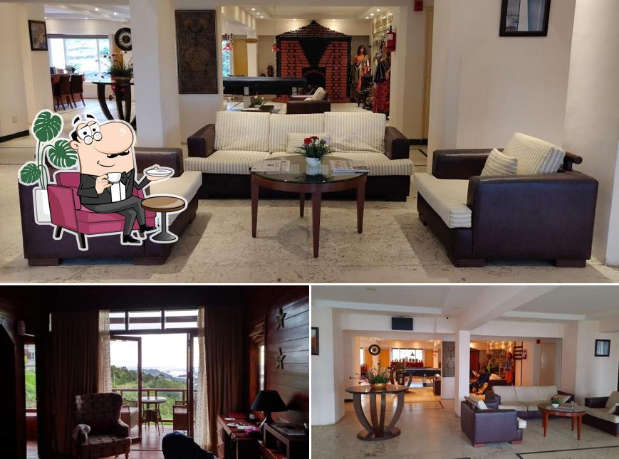 Take a seat at one of the tables at Accord Highland Ooty