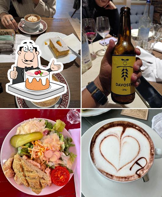 Torte di carote al Kaffee Klatsch Davos am Platz