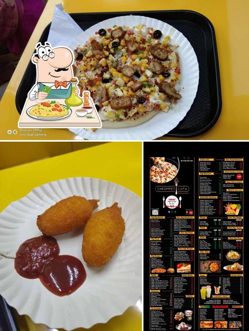 Food at Chrompet Cafe