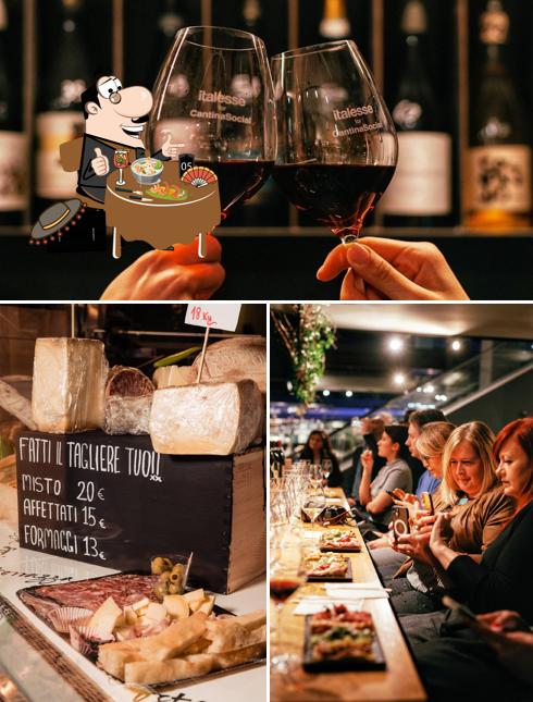 Questa è la immagine che presenta la cibo e vino di Cantina Social Lounge