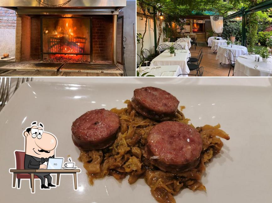 Tra le diverse cose da Mario & Mercedes si possono trovare la interni e cibo