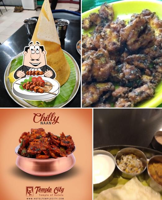 Food at Hotel Temple City