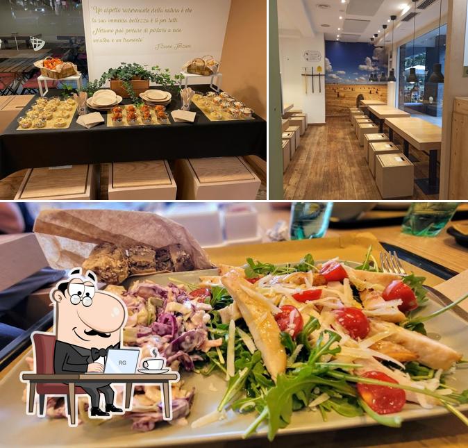 Dai un’occhiata alla immagine che raffigura la interni e cibo di Aroma Messaggi dalla Natura