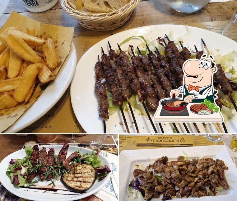 Prenditi i piatti di carne a Osteria Moriconi