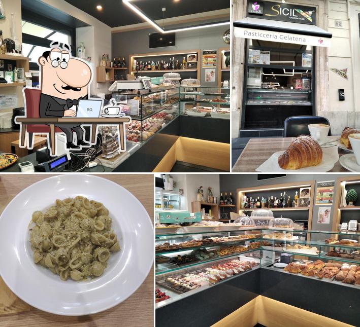 Dai un'occhiata agli interni di Sicily foodrink Rome termini