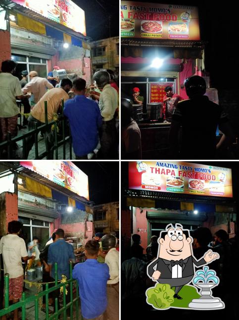 The exterior of Thapa Fast Food - Amazing Tasty Momos