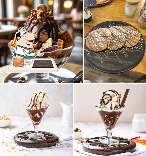 Pancakes at crepe fe