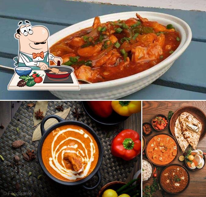 Chicken curry at Sweet And Spicy Punjab