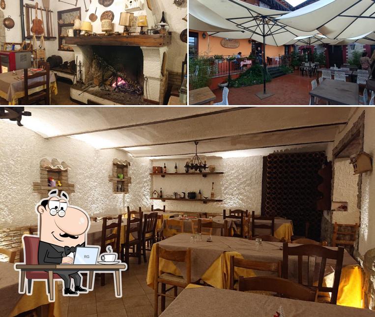 Gli interni di Trattoria Bolognina