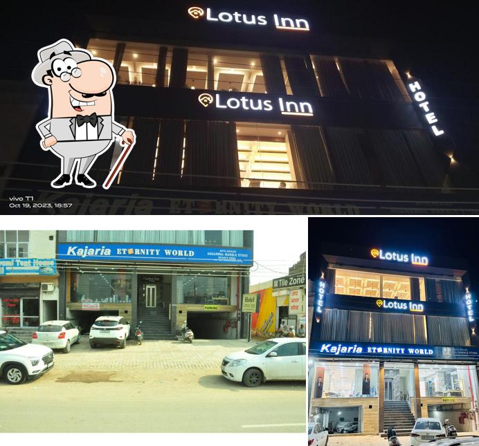 You can get some fresh air at the outside area of Hotel Lotus Inn - Best Hotel in Sirsa Best Hotel Restaurant in Sirsa Best Banquet Hall in Sirsa