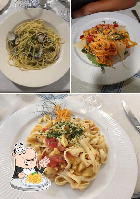 Spaghetti alla carbonara al Ristorante pizzeria la Lampara santa Teresa gallura