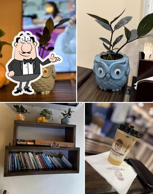 The interior of Coffee Stories