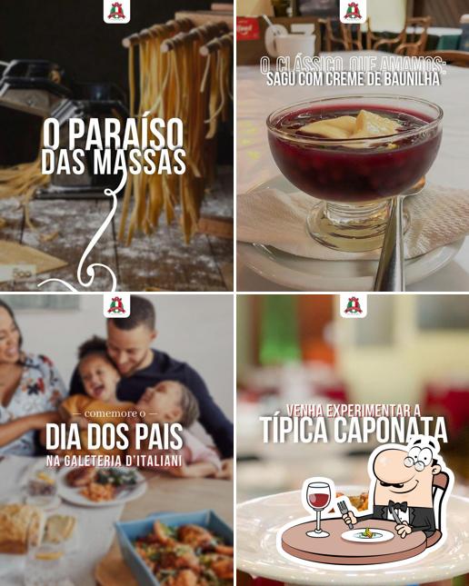 Comida em Galeteria D'Italiani