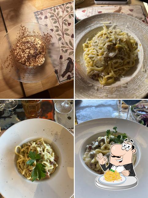 Spaghetti alla carbonara al Le Terrazze di Properzio