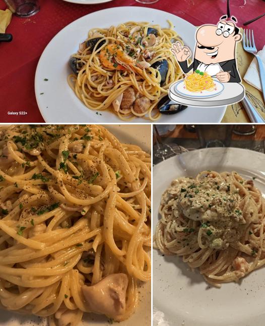 Spaghetti alla carbonara al Ristorante pizzeria La Rustica