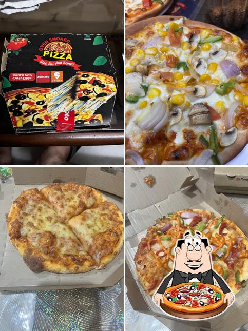 Try out pizza at OVEN SMOKED PIZZA