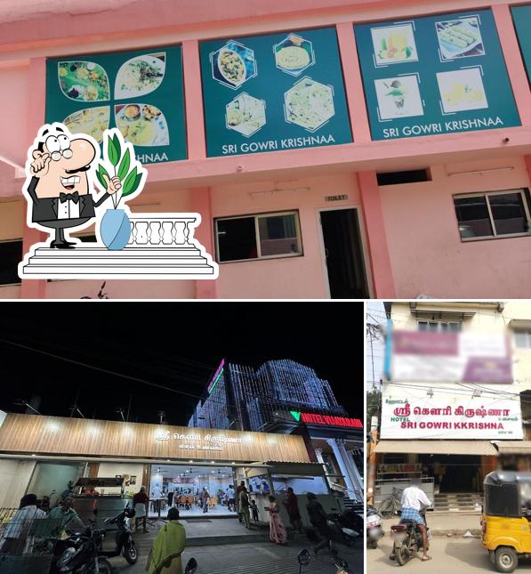 The exterior of Sri Gowri Krishna