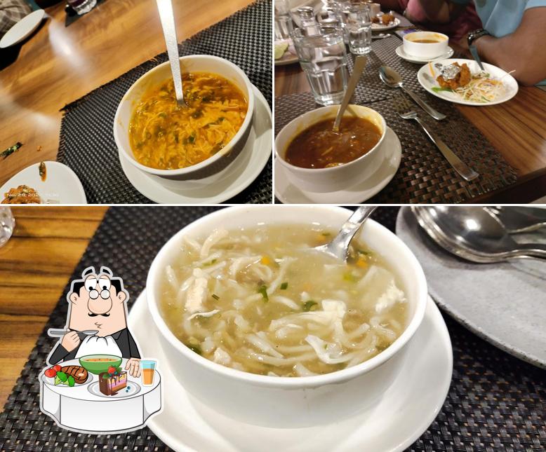 Hot and sour soup at The Spicy Venue Restaurant Hot and sour soup at The Spicy Venue Restaurant