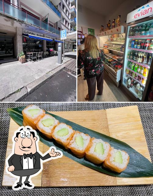 Maru Sushi si caratterizza per la interni e cibo
